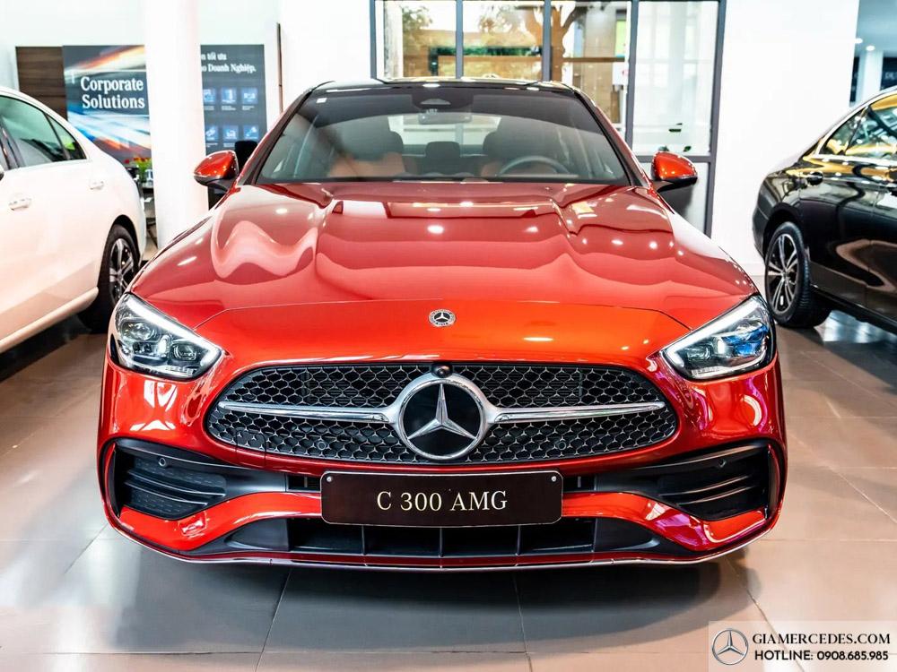 Mercedes C300 màu đỏ: Thông số xe, bảng giá và ưu đãi mới nhất